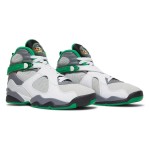 Air Jordan 8 PE "Pure Platinum" 1300-135 レトロハイカットシューズ Air Jordan 8 PE "Pure Platinum" 1300-135 ホワイトとグリーンのハイカットスニーカー