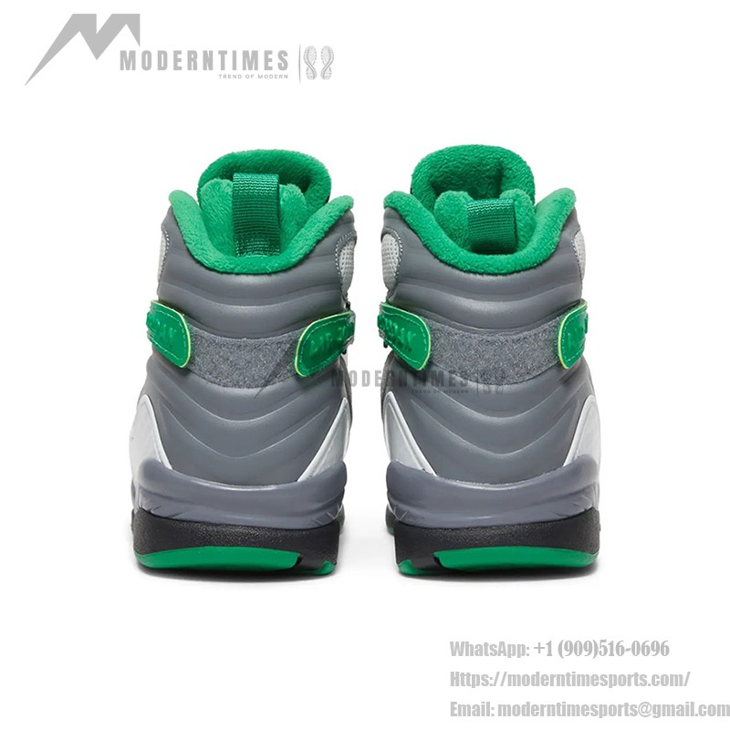 Air Jordan 8 PE "Pure Platinum" 1300-135 レトロハイカットシューズ Air Jordan 8 PE "Pure Platinum" 1300-135 ホワイトとグリーンのハイカットスニーカー
