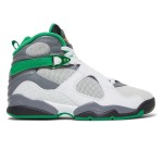 Air Jordan 8 PE "Pure Platinum" 1300-135 レトロハイカットシューズ Air Jordan 8 PE "Pure Platinum" 1300-135 ホワイトとグリーンのハイカットスニーカー