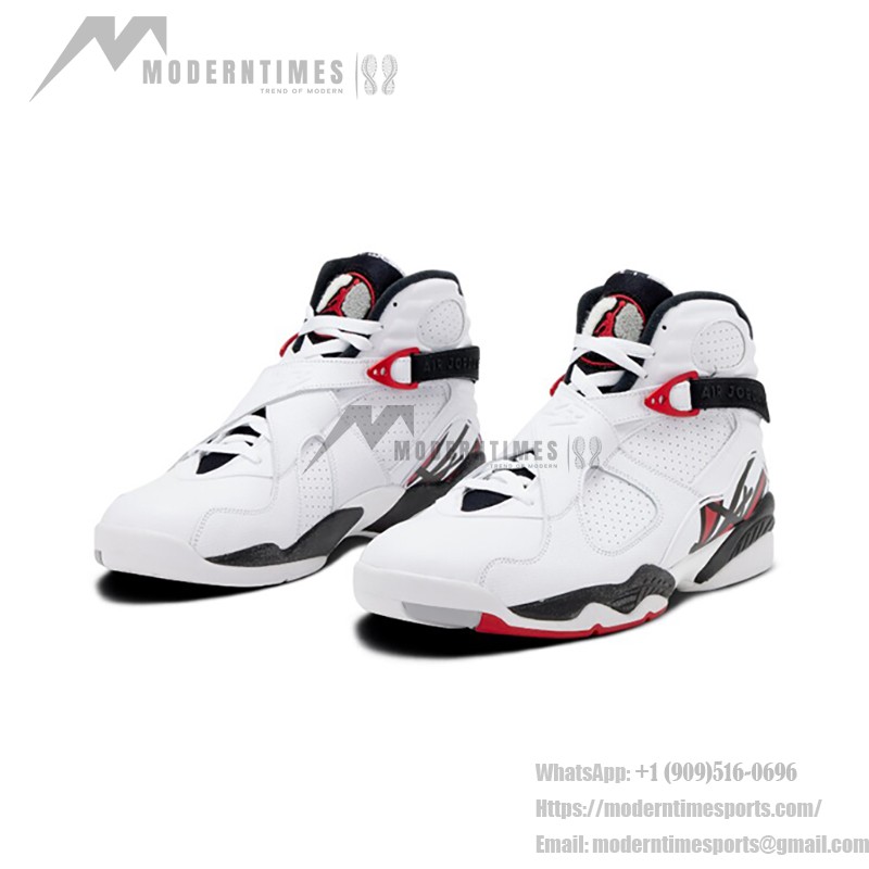 Air Jordan 8 Retro "Alternate" 305381-104 - レトロバスケットシューズ Air Jordan 8 Retro "Alternate" ホワイトとレッドのハイカットスニーカー