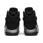 Air Jordan 8 Retro "Chrome" 305381-003 - レトロバスケットシューズ Air Jordan 8 Retro "Chrome" ブラックとシルバーのハイカットスニーカー