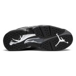 Air Jordan 8 Retro "Chrome" 305381-003 - レトロバスケットシューズ Air Jordan 8 Retro "Chrome" ブラックとシルバーのハイカットスニーカー