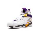 Air Jordan 8 Retro "Kobe Bryant" PE 305381-107 - レイカーズトリビュート Air Jordan 8 Retro Kobe Bryant PE ホワイト パープル ゴールドスニーカー