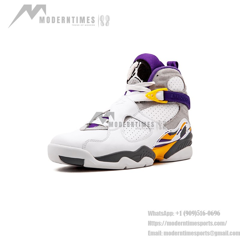 Air Jordan 8 Retro "Kobe Bryant" PE 305381-107 - レイカーズトリビュート Air Jordan 8 Retro Kobe Bryant PE ホワイト パープル ゴールドスニーカー