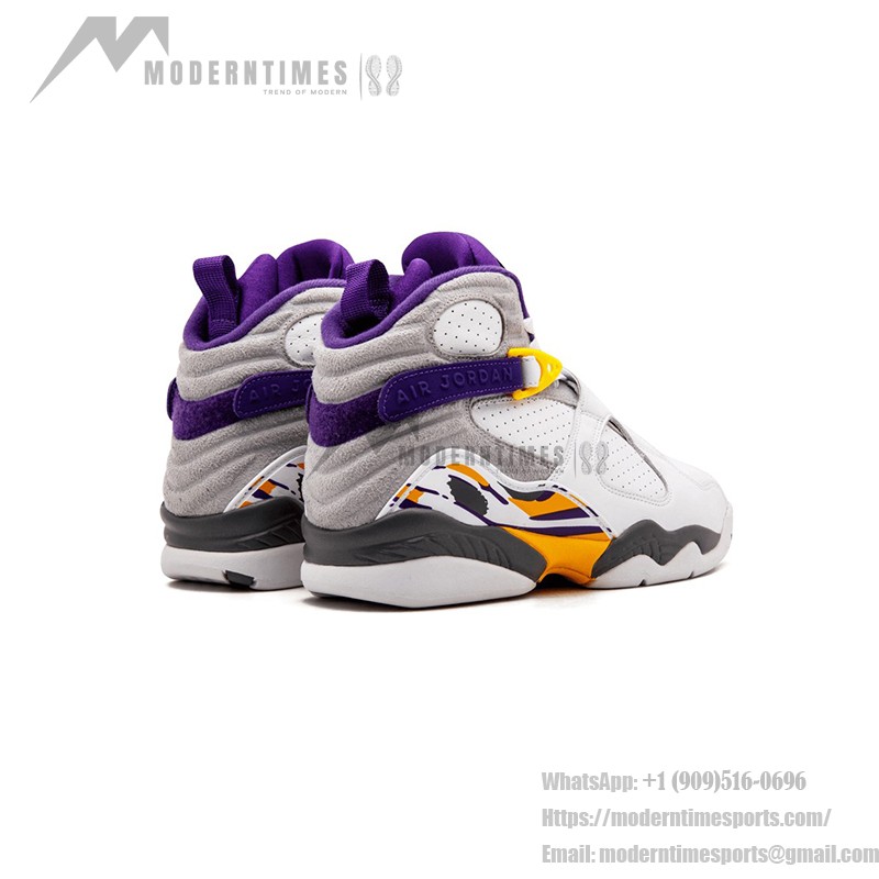 Air Jordan 8 Retro "Kobe Bryant" PE 305381-107 - レイカーズトリビュート Air Jordan 8 Retro Kobe Bryant PE ホワイト パープル ゴールドスニーカー