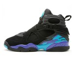 Air Jordan 8 Retro "Aqua" 305381-025 スニーカー Air Jordan 8 Retro "Aqua" クラシックブラック&アクア ハイカットスニーカー