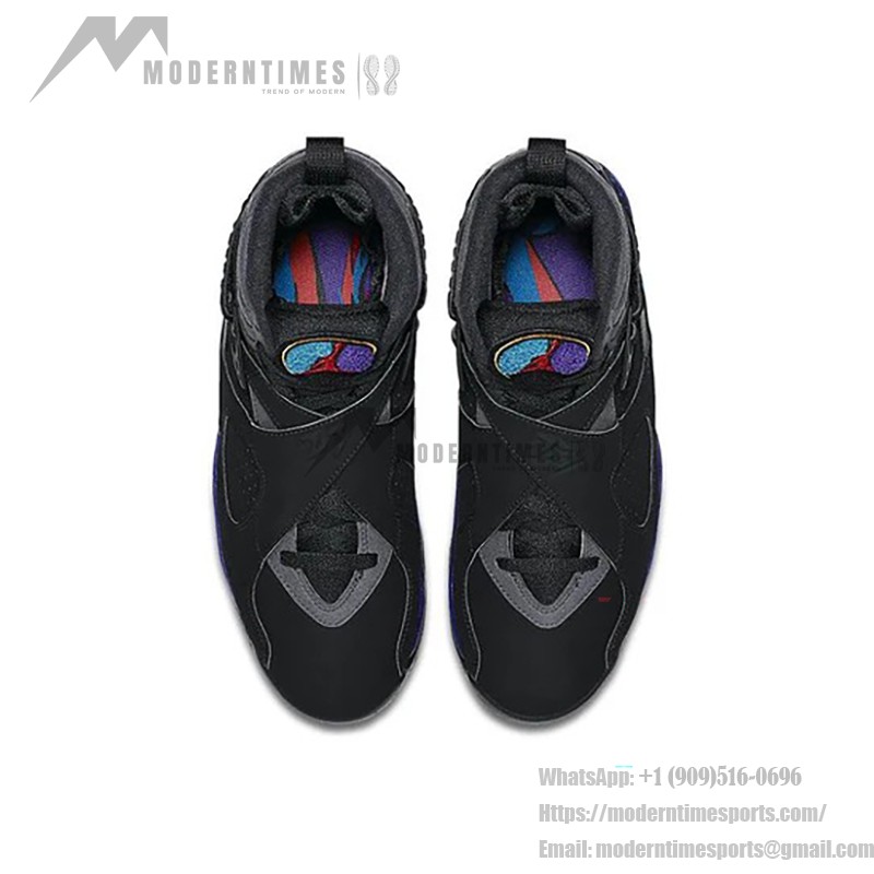 Air Jordan 8 Retro "Aqua" 305381-025 スニーカー Air Jordan 8 Retro "Aqua" クラシックブラック&アクア ハイカットスニーカー