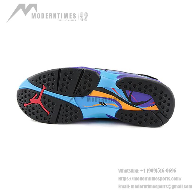 Air Jordan 8 Retro "Aqua" 305381-025 スニーカー Air Jordan 8 Retro "Aqua" クラシックブラック&アクア ハイカットスニーカー
