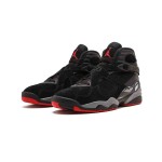 Air Jordan 8 Retro 'Bred' 305381-022 - スタイリッシュなブラック&レッドスニーカー Air Jordan 8 Retro 'Bred' - プレミアムブラック&レッドスニーカー