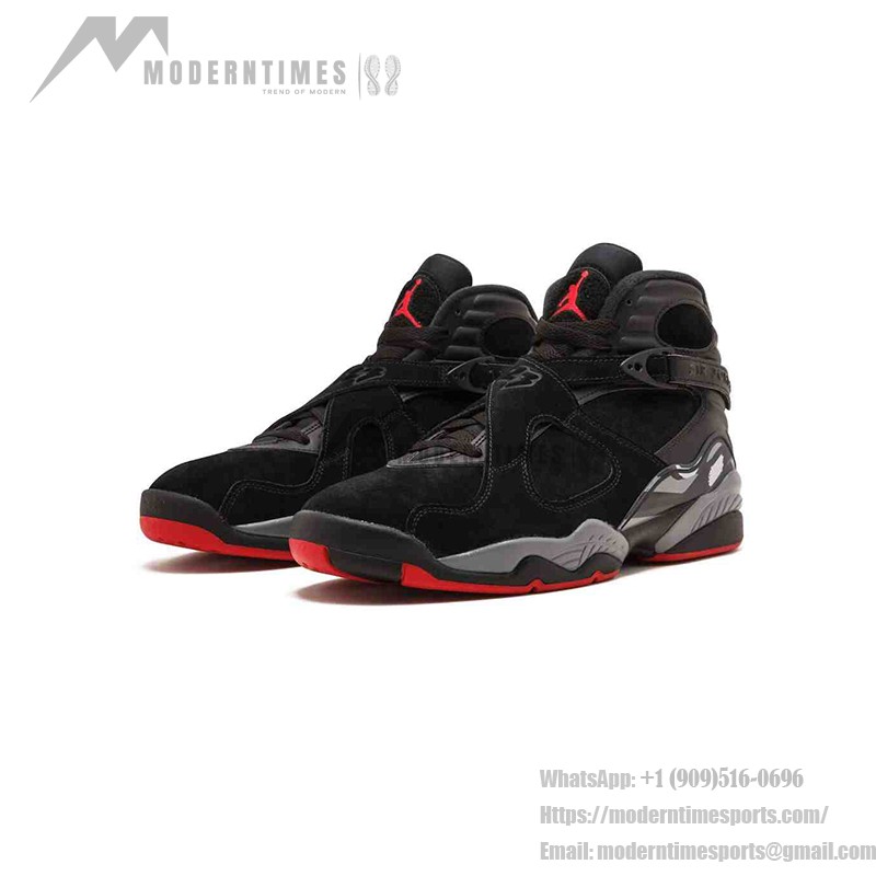 Air Jordan 8 Retro 'Bred' 305381-022 - スタイリッシュなブラック&レッドスニーカー Air Jordan 8 Retro 'Bred' - プレミアムブラック&レッドスニーカー