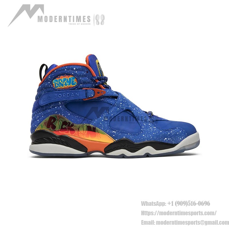 Air Jordan 8 Retro DB 'Doernbecher' 729893-480 - 特別版ブルースニーカー メタタグ Air Jordan 8 Retro DB 'Doernbecher' - ユニークなブルーデザインと高品質