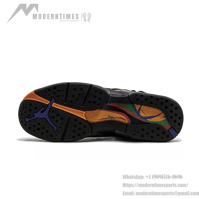 Air Jordan 8 Retro "Tinker" 305368-004 - レトロバスケットボールシューズ Air Jordan 8 Retro Tinker ブラックとマルチカラーのハイカットスニーカー