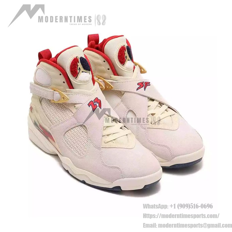 Air Jordan 8 Retro "Mi Casa Es Su Casa" FJ2850-107 エア ジョーダン 8 レトロ Mi Casa Es Su Casa ベージュ レッド ハイトップスニ