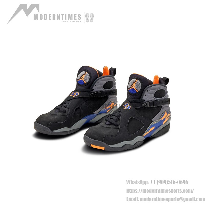 Air Jordan 8 Retro 'Phoenix Suns' 305381-043 - スタイリッシュで快適なスニーカー Air Jordan 8 Retro 'Phoenix Suns' - ブラック、パープル、オレンジのバスケットボールスニーカー