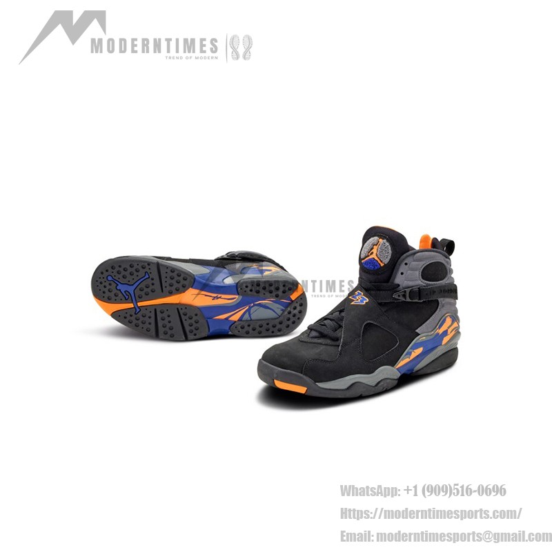 Air Jordan 8 Retro 'Phoenix Suns' 305381-043 - スタイリッシュで快適なスニーカー Air Jordan 8 Retro 'Phoenix Suns' - ブラック、パープル、オレンジのバスケットボールスニーカー