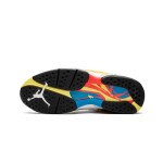 Air Jordan 8 Retro 'White/Black Multicolor' BQ7666-100 - マルチカラーデザインスニーカー Air Jordan 8 Retro 'White/Black Multicolor' - 大胆でスタイリッシュなスニーカー