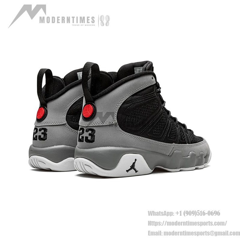 Air Jordan 9 GS 'Particle Grey' 302359-060 - スタイリッシュで快適なスニーカー Air Jordan 9 GS 'Particle Grey' - ブラックとグレーのクラシックスニーカー