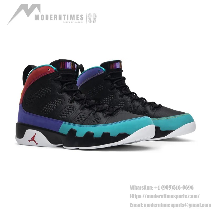 Air Jordan 9 Retro "Dream It, Do It" 302370-065 Air Jordan 9 Retro "Dream It, Do It" 大胆なマルチカラーレトロバスケットボールスニーカー