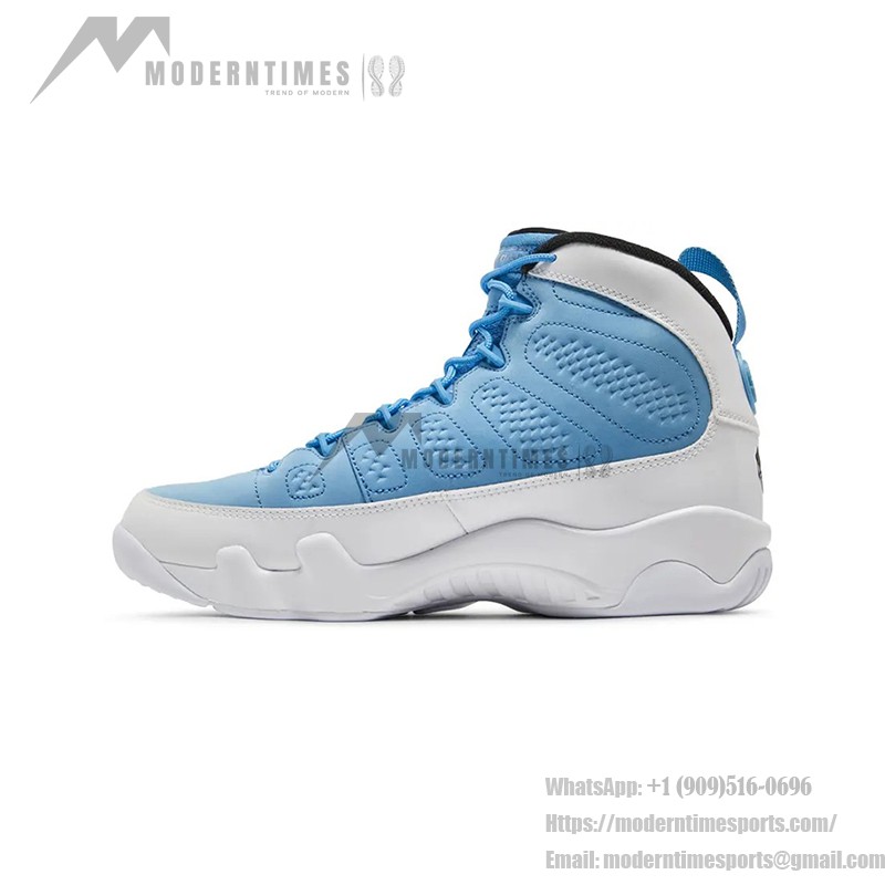 Air Jordan 9 Retro "For The Love Of The Game" 302370-401 Air Jordan 9 Retro "For The Love Of The Game" クラシックなホワイトとカロライナブルーバスケットボールスニーカー