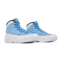 Air Jordan 9 Retro "For The Love Of The Game" 302370-401 - クラシックなホワイトとカロライナブルーのバスケットボールスニーカー