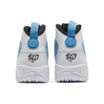 Air Jordan 9 Retro "For The Love Of The Game" 302370-401 Air Jordan 9 Retro "For The Love Of The Game" クラシックなホワイトとカロライナブルーバスケットボールスニーカー