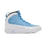 Air Jordan 9 Retro "For The Love Of The Game" 302370-401 Air Jordan 9 Retro "For The Love Of The Game" クラシックなホワイトとカロライナブルーバスケットボールスニーカー