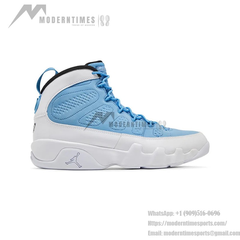 Air Jordan 9 Retro "For The Love Of The Game" 302370-401 Air Jordan 9 Retro "For The Love Of The Game" クラシックなホワイトとカロライナブルーバスケットボールスニーカー