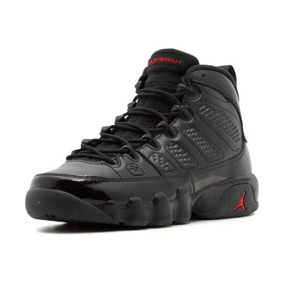 Air Jordan 9 Retro "ブレッドパテント" 302370-014 - ブラックパテントレザーとレッドバスケットボールスニーカー