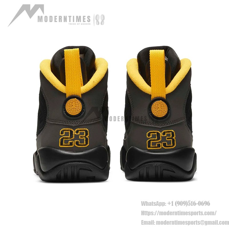 Air Jordan 9 Retro "Dark Charcoal" CT8019-070 Air Jordan 9 Retro "Dark Charcoal" ダークグレー・ブラック・ゴールドスニーカー