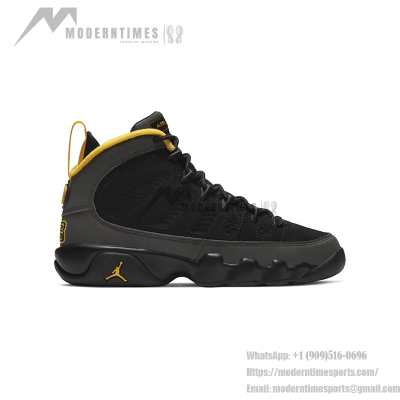 Air Jordan 9 Retro "Dark Charcoal" CT8019-070 Air Jordan 9 Retro "Dark Charcoal" ダークグレー・ブラック・ゴールドスニーカー
