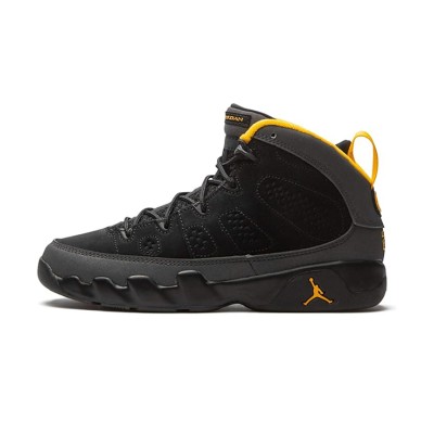 Air Jordan 9 Retro "ダークチャコール・ユニバーシティゴールド" 401811-070 - クラシックなブラック・ゴールドバスケットボールスニーカー