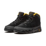 Air Jordan 9 Retro "Dark Charcoal University Gold" 401811-070 Air Jordan 9 Retro "Dark Charcoal University Gold" ブラック・ゴールドバスケットボールスニーカー