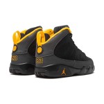 Air Jordan 9 Retro "Dark Charcoal University Gold" 401811-070 Air Jordan 9 Retro "Dark Charcoal University Gold" ブラック・ゴールドバスケットボールスニーカー