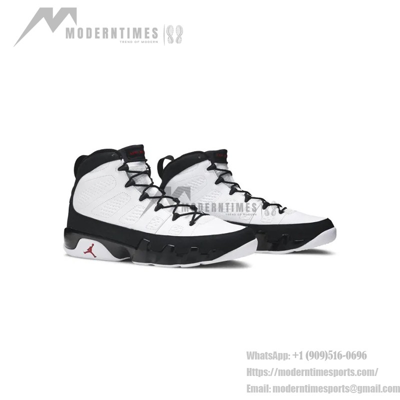 Air Jordan 9 Retro OG "Space Jam" 302370-112 Air Jordan 9 Retro OG "Space Jam" クラシックなホワイト&ブラックバスケットボールスニーカー