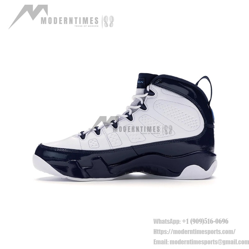 Air Jordan 9 Retro "Pearl Blue" 302370-145 Air Jordan 9 Retro "Pearl Blue" ホワイト・パールブルーバスケットボールスニーカー