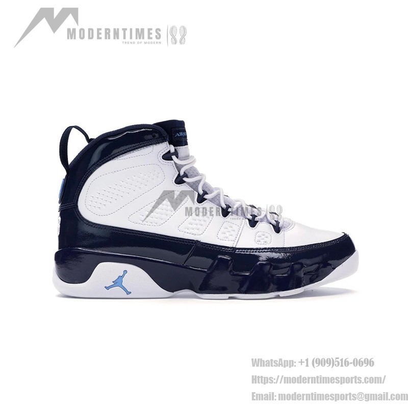 Air Jordan 9 Retro "Pearl Blue" 302370-145 Air Jordan 9 Retro "Pearl Blue" ホワイト・パールブルーバスケットボールスニーカー