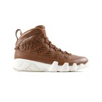 Air Jordan 9 Retro Pinnacle "Baseball Glove" AH6233-903 Air Jordan 9 Retro Pinnacle "Baseball Glove" 高級感のあるブラウンレザーバスケットボールスニーカー