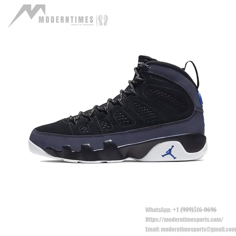 Air Jordan 9 Retro "Racer Blue" CT8019-024 Air Jordan 9 Retro "Racer Blue" ブラック&ブルーハイトップバスケットボールスニーカー