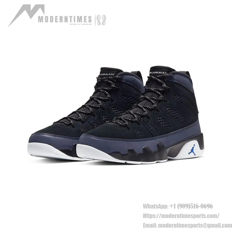 Air Jordan 9 Retro "Racer Blue" CT8019-024 Air Jordan 9 Retro "Racer Blue" ブラック&ブルーハイトップバスケットボールスニーカー