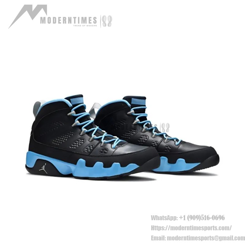 Air Jordan 9 Retro "Slim Jenkins" 302370-045 Air Jordan 9 Retro "Slim Jenkins" ブラック&ライトブルーハイトップバスケットボールスニーカー