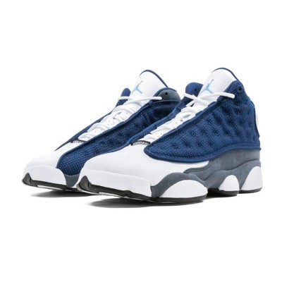 Air Jordan 13 レトロ 414571-404 - 「フリント」グレー・ホワイト・ブルーのクラシックバスケットボールスニーカー