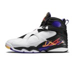 Air Jordan 8 Retro "Three-Peat" 305381-142 スニーカー Air Jordan 8 Retro "Three-Peat" ホワイト・ブラック・パープル・ゴールドスニーカー