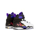 Air Jordan 8 Retro "Three-Peat" 305381-142 スニーカー Air Jordan 8 Retro "Three-Peat" ホワイト・ブラック・パープル・ゴールドスニーカー