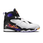 Air Jordan 8 Retro "Three-Peat" 305381-142 スニーカー Air Jordan 8 Retro "Three-Peat" ホワイト・ブラック・パープル・ゴールドスニーカー