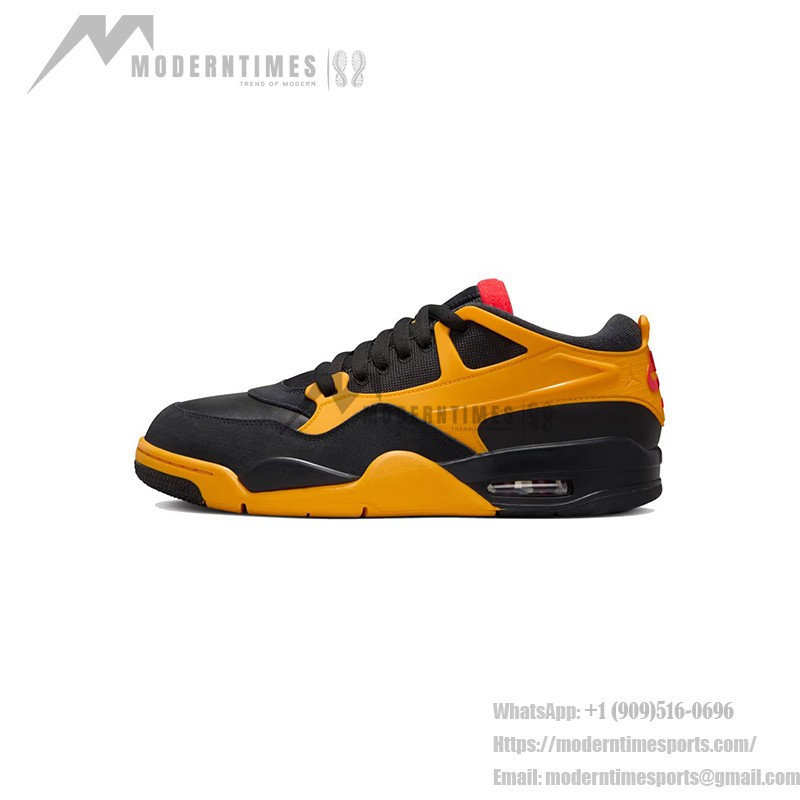 Air Jordan 4 "Bruce Lee" FQ7939-007 Air Jordan 4 "Bruce Lee" ブラック・イエローバスケットボールスニーカー