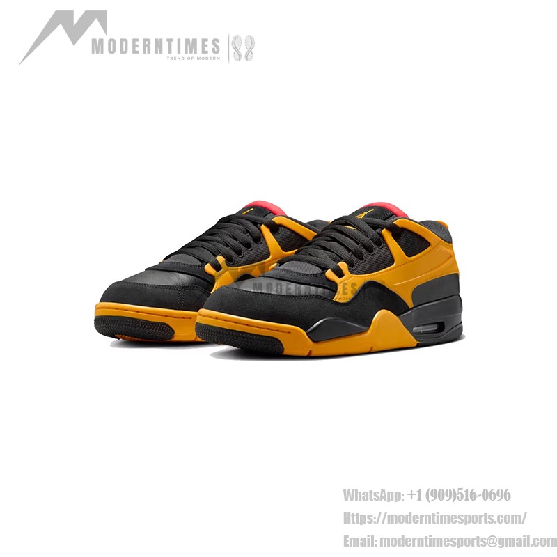 Air Jordan 4 "Bruce Lee" FQ7939-007 Air Jordan 4 "Bruce Lee" ブラック・イエローバスケットボールスニーカー