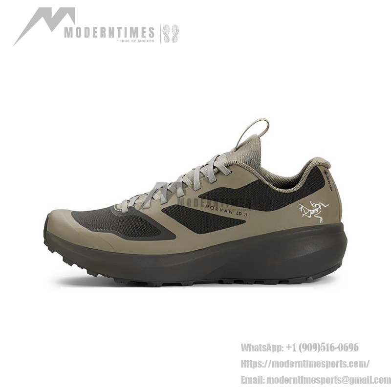 Arc'teryx Norvan LD 3 Herren Trailrunningschuhe – Gore-Tex Schwarz Grün Arc'teryx Norvan LD 3 Trailrunningschuhe Herren Schwarz Grün mit Gore-Tex und Vibram-Sohle
