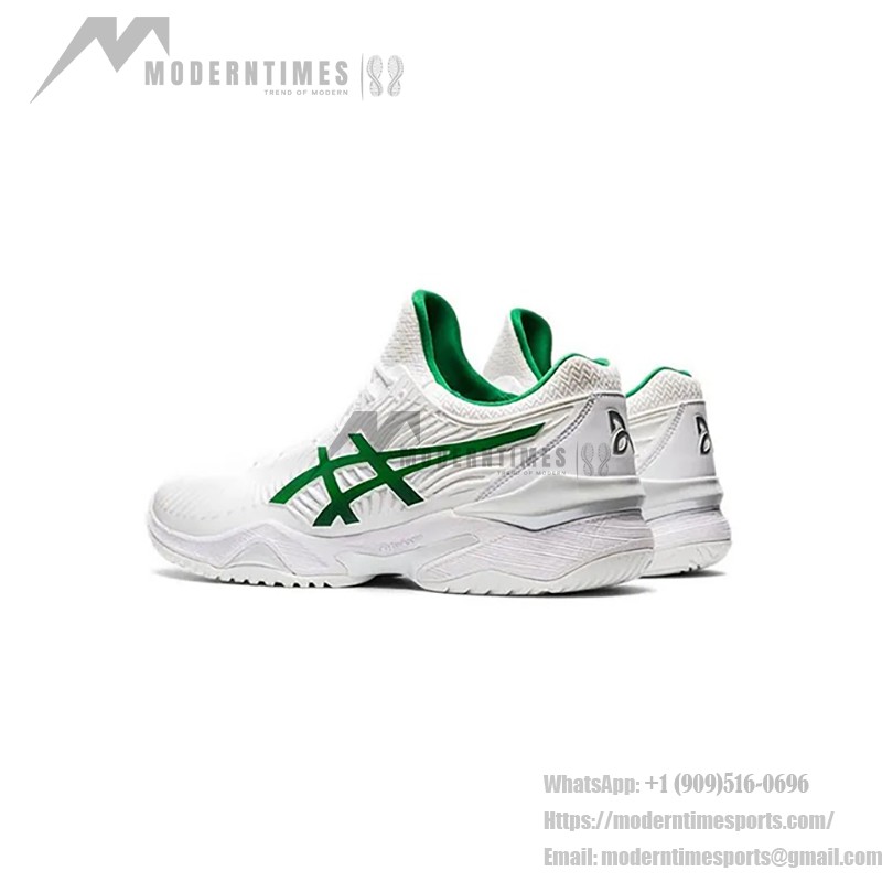 ASICS Court FF Novak 1041A089-100 テニスシューズ ホワイトグリーン 高性能 ASICS Court FF Novak テニスシューズ ホワイトグリーン クラシックデザイン 1041A089-100