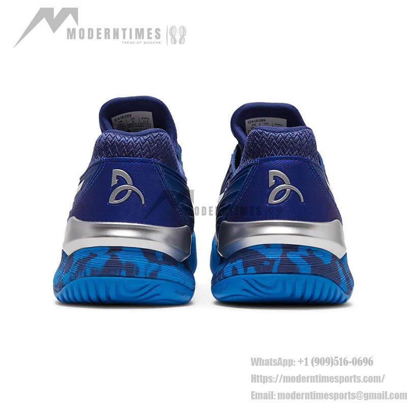 ASICS Court FF Novak 1041A089-403 テニスシューズ ブルーカモ 高性能 ASICS Court FF Novak テニスシューズ ブルーカモデザイン 1041A089-403