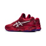 ASICS Court FF Novak 1041A089-605 テニスシューズ クランベリーレッド 高性能 ASICS Court FF Novak テニスシューズ クランベリーレッドデザイン 1041A089-605